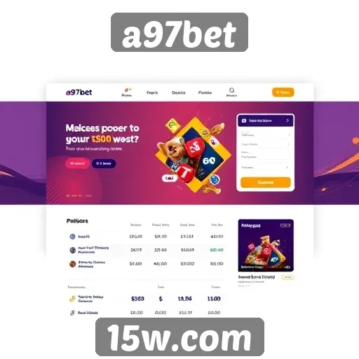 Interface e usabilidade do site a97bet