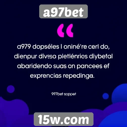Depoimentos de usuários sobre a97bet